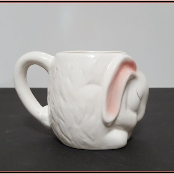 NEW RARE Williams Sonoma Figural Easter Bunny Mug 16 OZ Stoneware - Picture 5 of 8